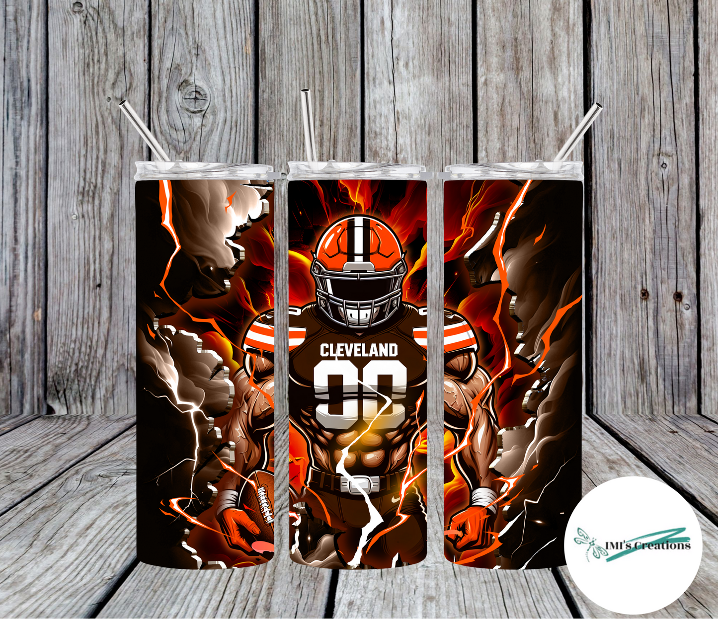 20 oz Sublimation Tumbler - Browns