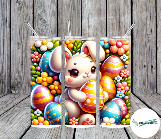 20 oz Easter Bunny Sublimation Tumbler