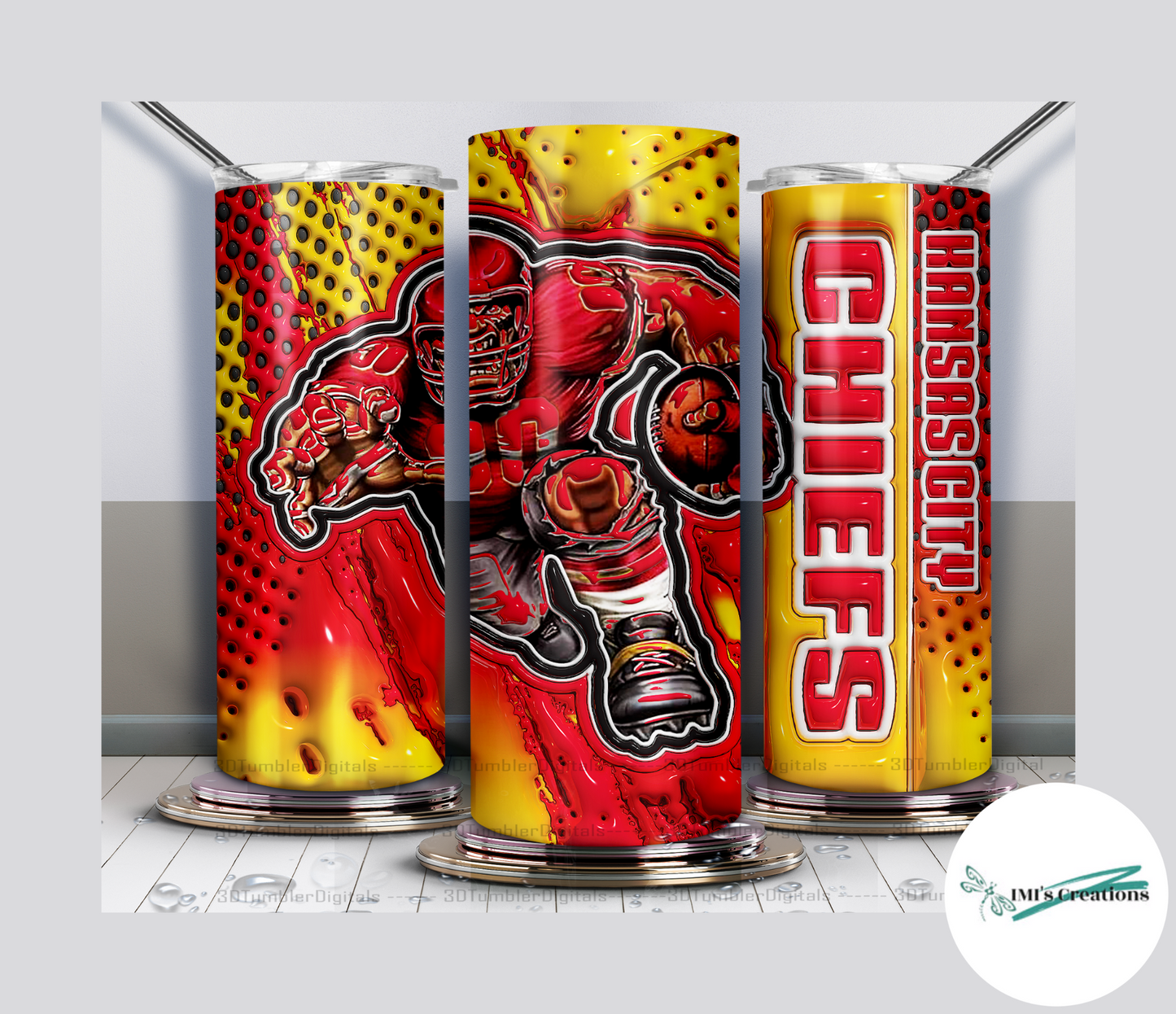 20 oz Sublimation Tumbler - Chiefs