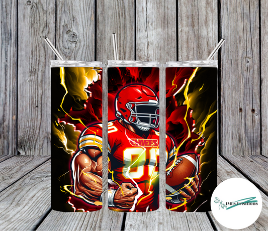 20 oz Sublimation Tumbler - Chiefs