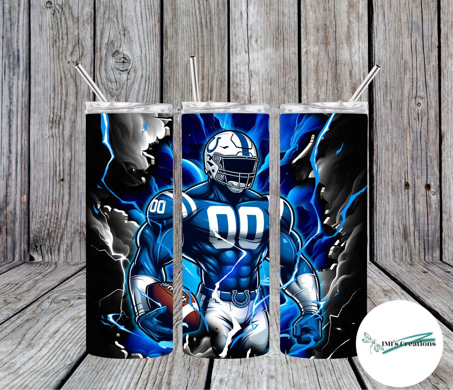 20 oz Sublimation Tumbler - Colts