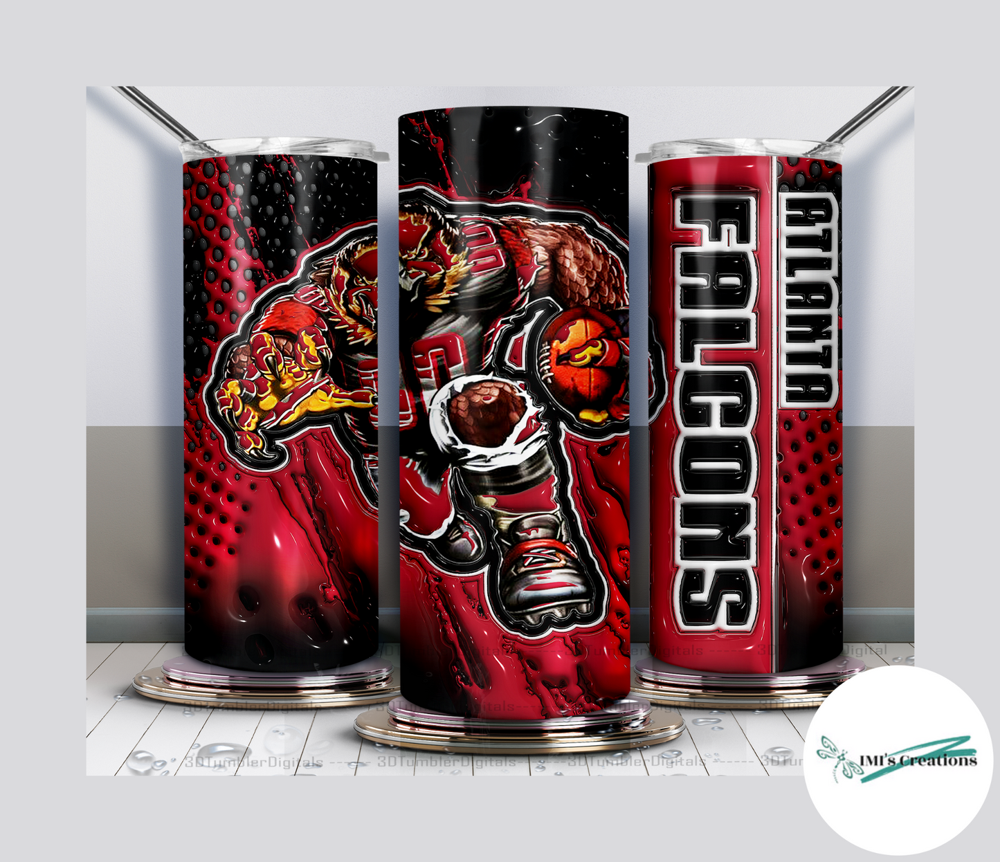 20 oz Sublimation Tumbler - Falcons