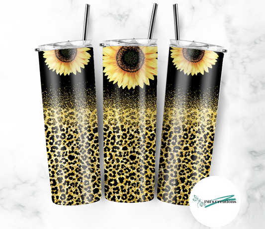 20 oz Sunflower Sublimation Tumbler