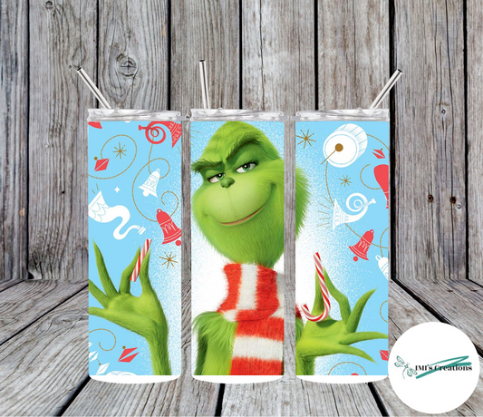 20 oz Grinch Sublimation Tumbler