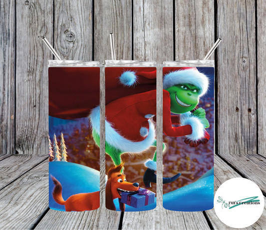 20 oz The Grinch Sublimation Tumbler