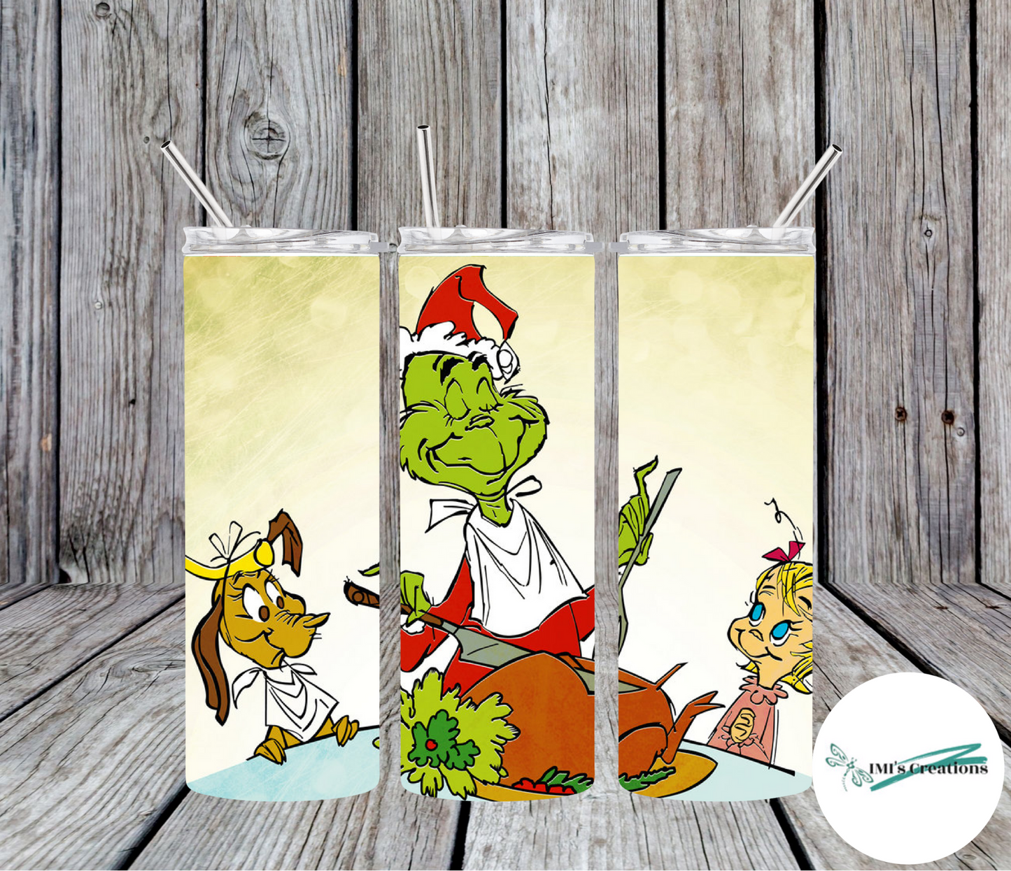 20 oz Grinch House Sublimation Tumbler