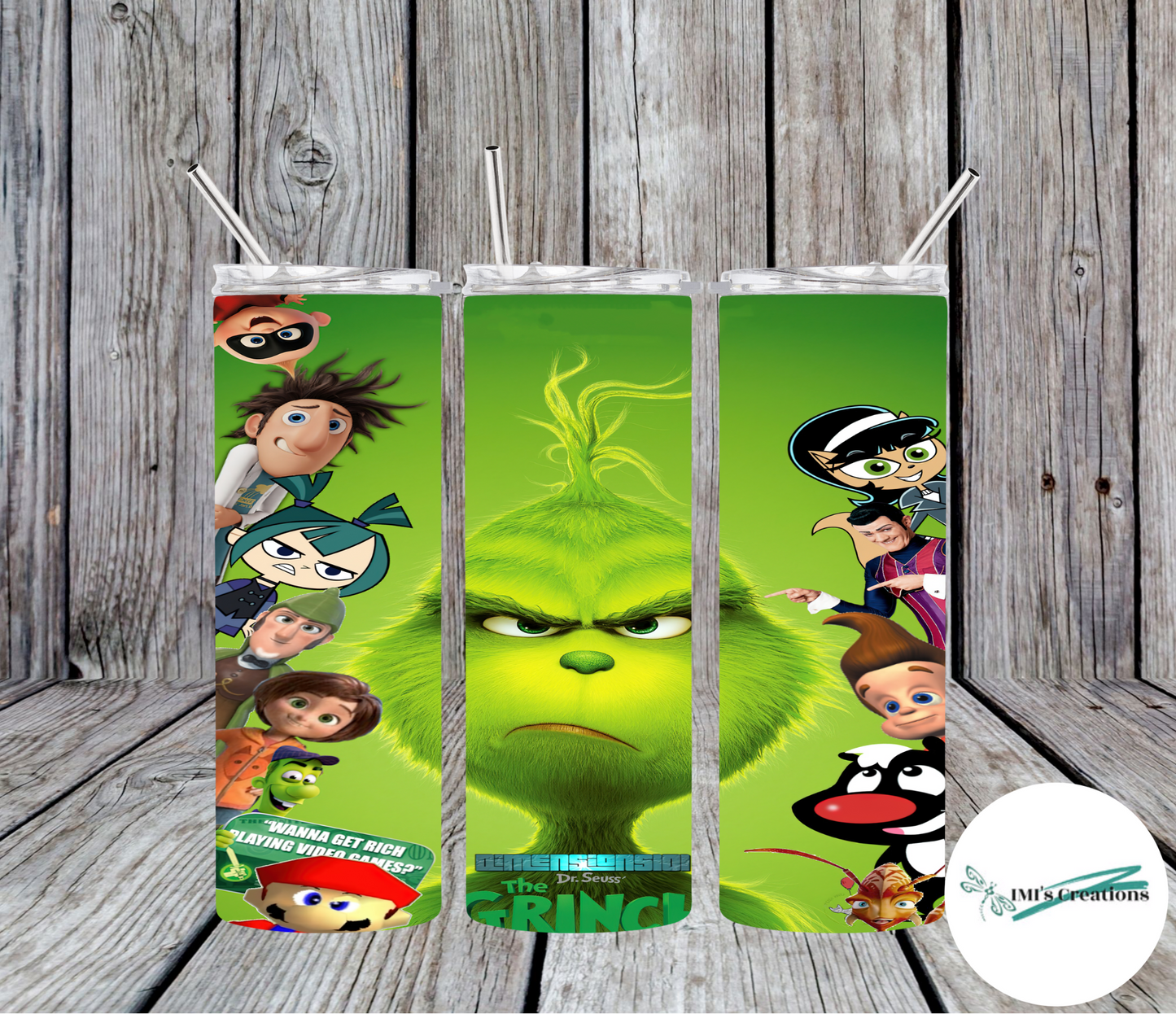 20 oz Grinch Sublimation Tumbler