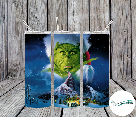 20 oz The Grinch Sublimation Tumbler