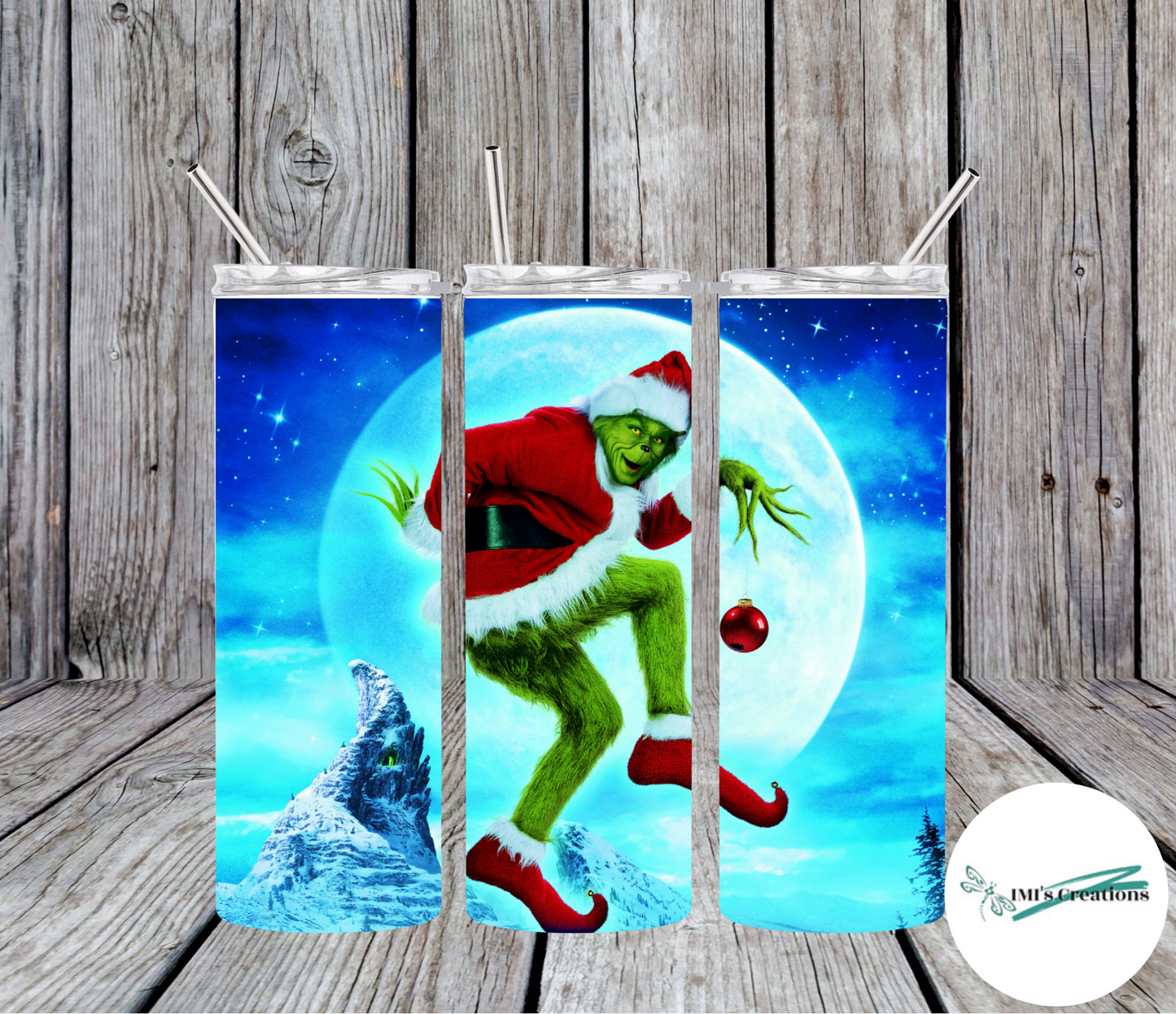 20 oz Grinch Sublimation Tumbler