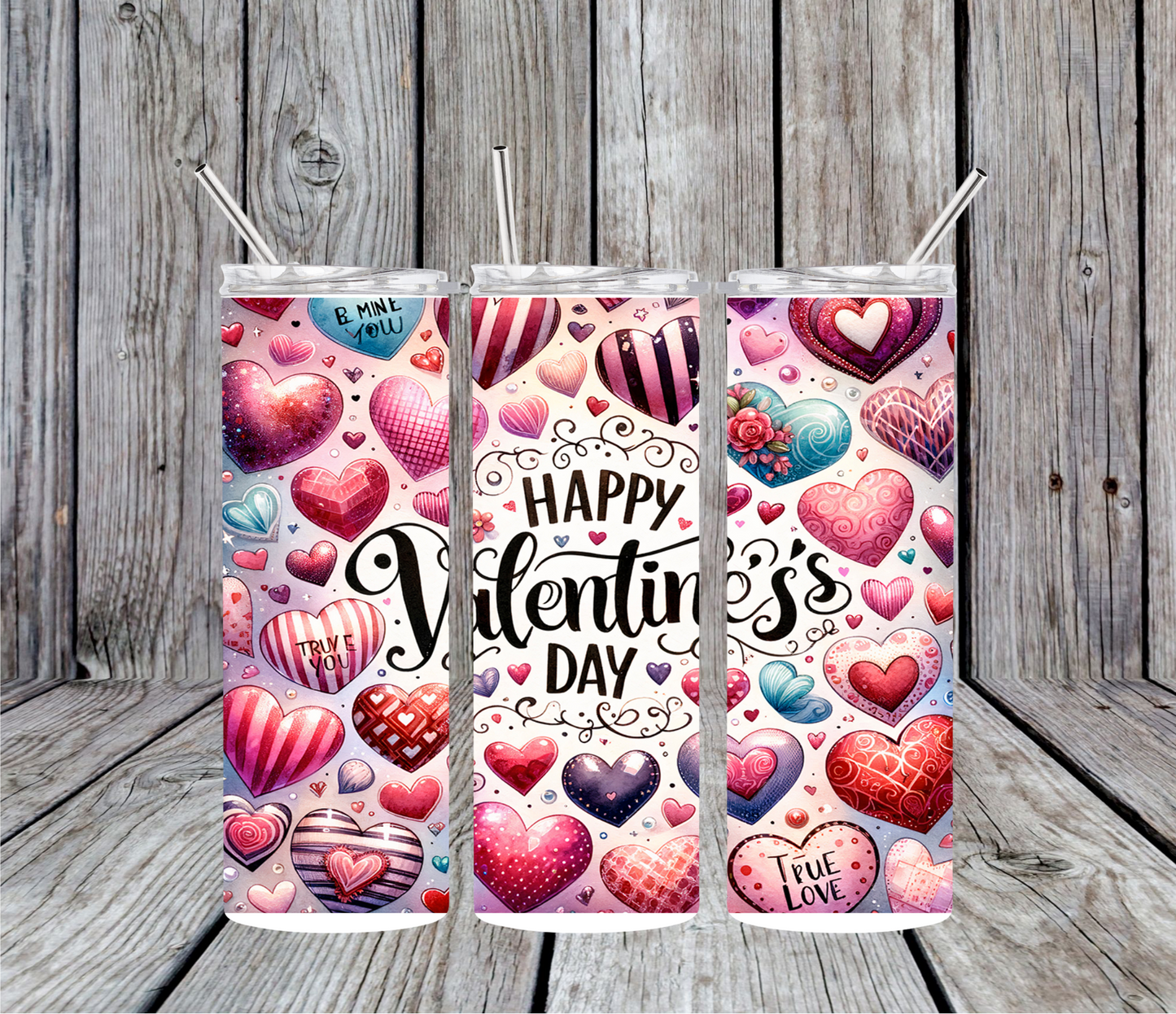 20 oz Happy Valentine's Day Sublimation Tumbler