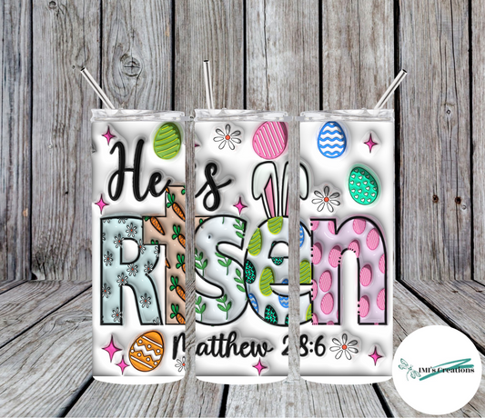 20 oz He's Risen Sublimation Tumbler