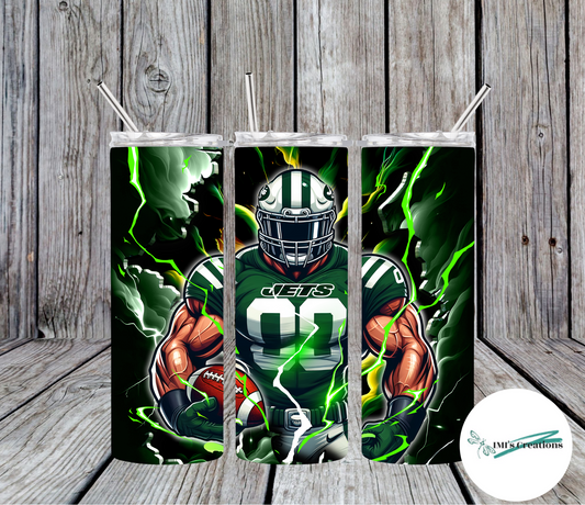 20 oz Sublimation Tumbler - Jets