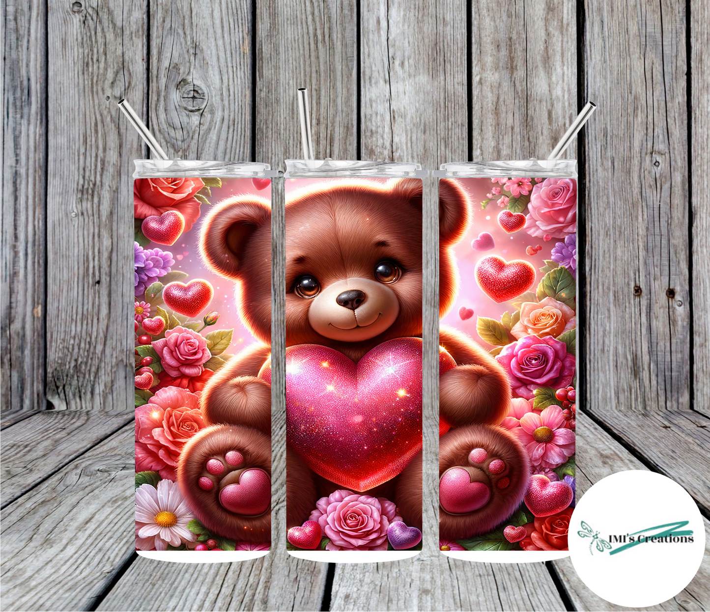 20 oz Bear Sublimation Tumbler