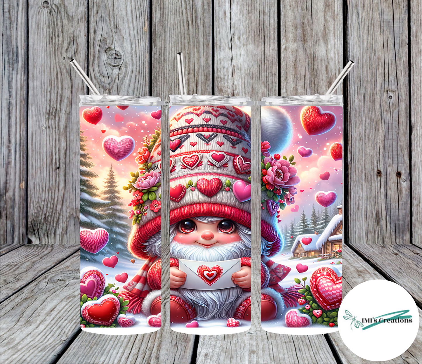 20 oz Gnome Sublimation Tumbler