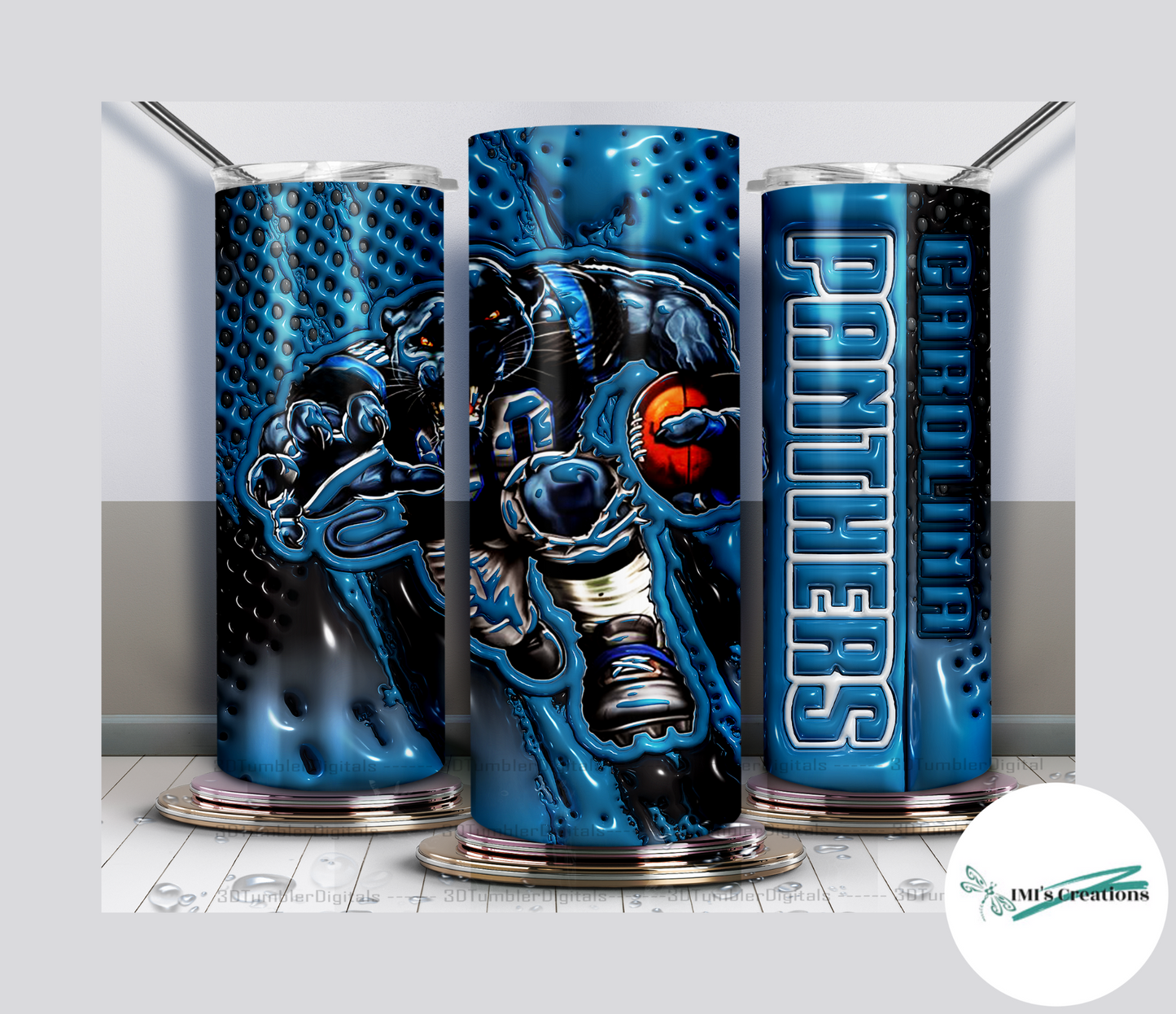 20 oz Sublimation Tumbler - Panthers