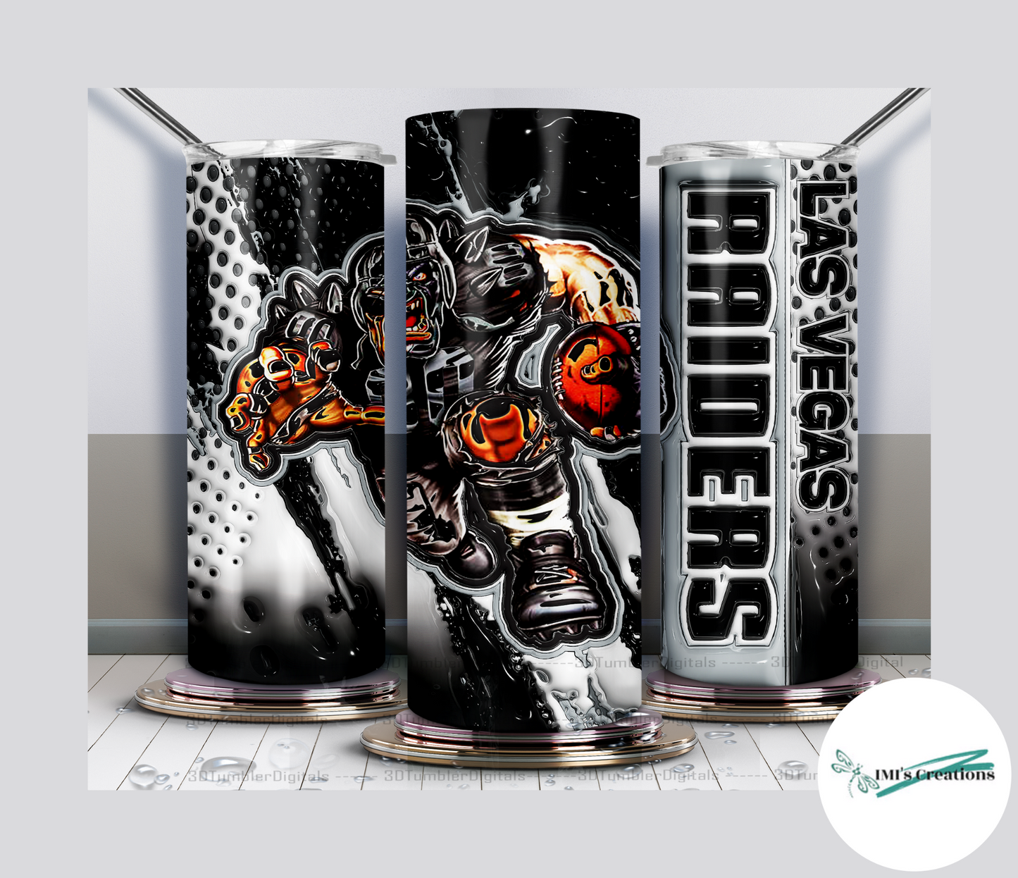 20 oz Sublimation Tumbler - Raiders