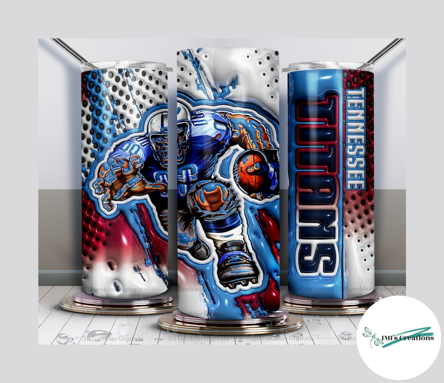 20 oz Sublimation Tumbler - Titans